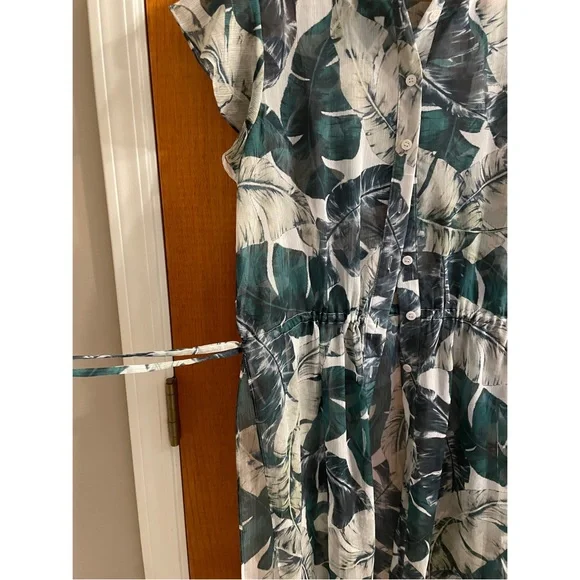 Vince Camuto Sheer Palm Swim Cover Up - Picture 6 of 6